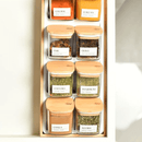 Organizador para Temperos Keep de Bambu 10 Peças