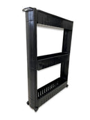 Carrinho Organizador Prateleira Multiuso Com Rodízios Preto