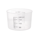 Kit 4 Potes Herméticos Porta Mantimento com Copo Medidor 2,5 Litros