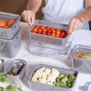 Pote Hermético Slim Multiuso Cinza 1,3 Litros