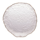 Bowl Cristal de Chumbo Martelado com Borda Dourado Taj 19cm