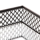 Bandeja em Metal com Espelho Barcelona Preto 21cm