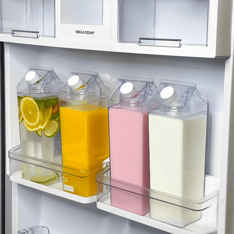 Garrafa Decorativa My Box 1L Transparente Organização para Bebidas