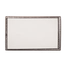 Bandeja em Metal com Espelho Barcelona Preto 21cm