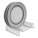 Organizador de Pratos 12 Posições 21,5cm Cromado