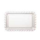 Manteigueira de Cristal de Chumbo Tampa Coração 17cm