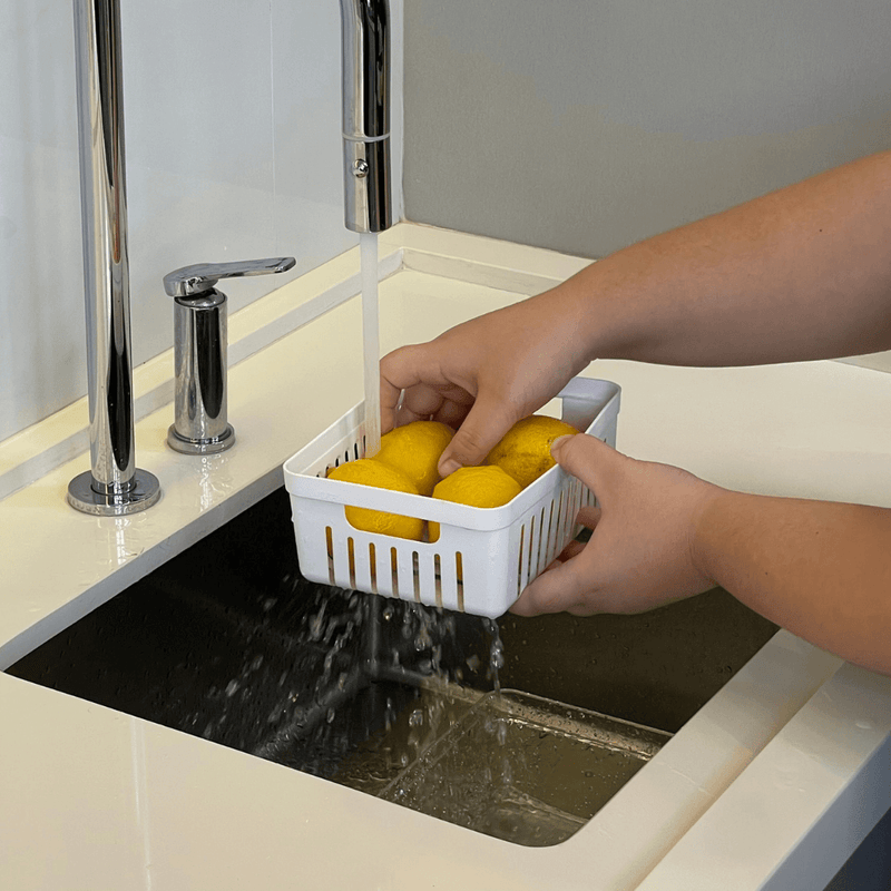 Organizador de Geladeira Clear Fresh com Cesto 2,2 Litros
