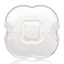 Jogo 4 Xícaras de Chá com Pires em Vidro Butterfly 180ml