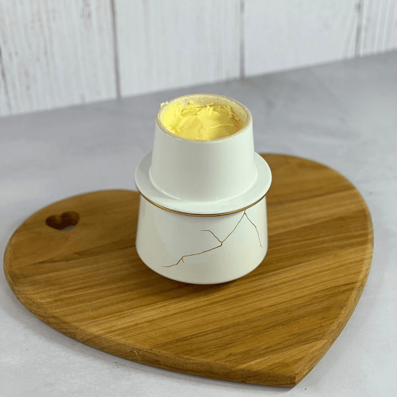 Manteigueira Francesa Brisa Branco 250g