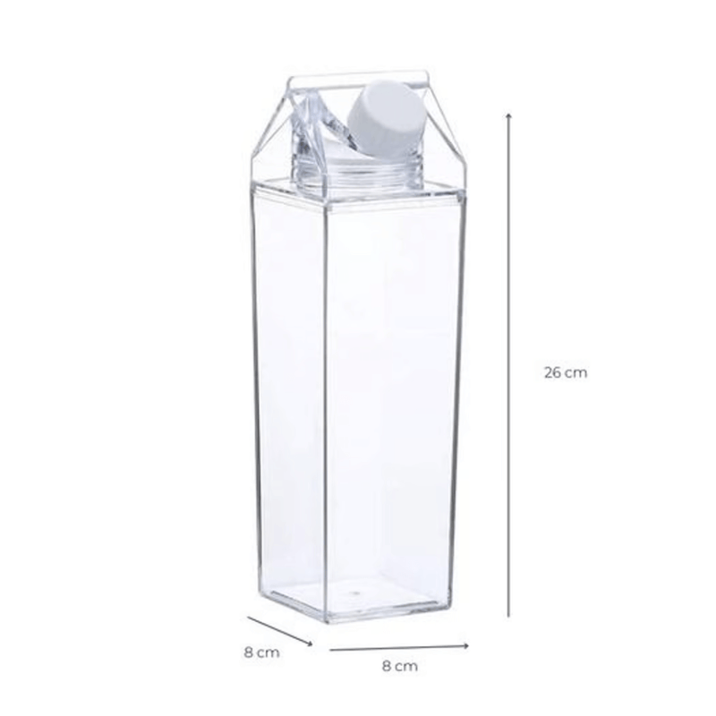 Garrafa Decorativa My Box 1L Transparente Organização para Bebidas