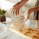 Bowl Cristal de Chumbo Martelado com Borda Dourada Taj 16,5cm