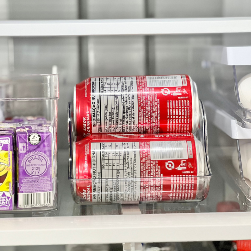 Organizador Porta Latas Transparente 30cm