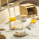 Porta Frios Duplo em Bambu com Tampa Sense 26,5cm