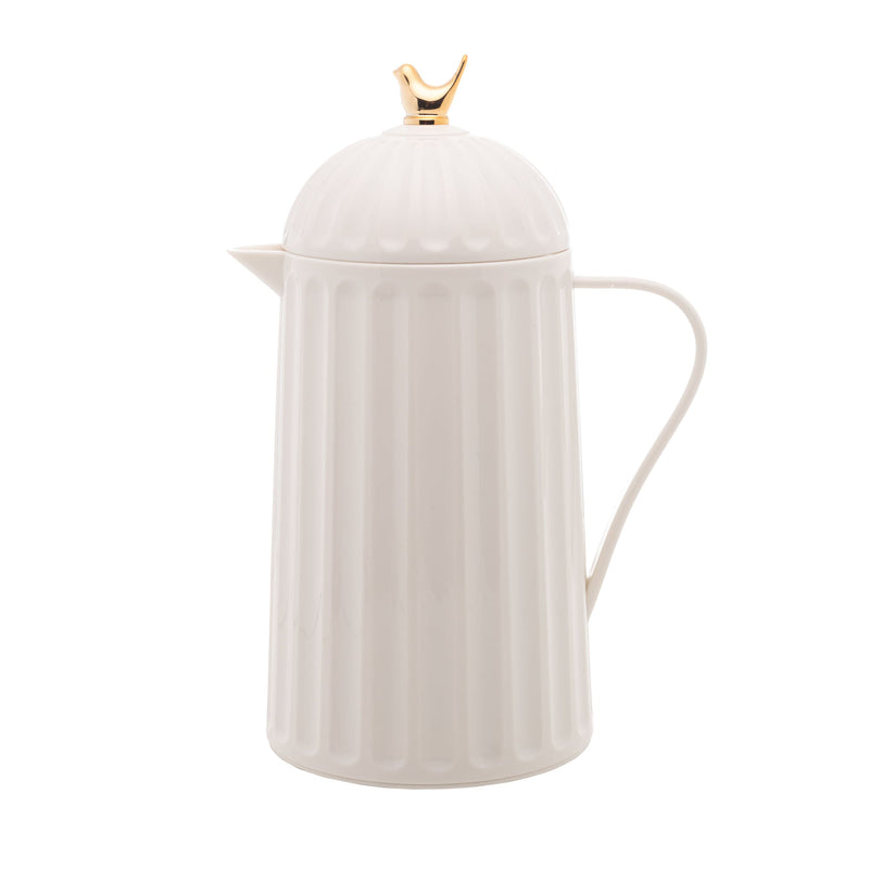 Garrafa Térmica de Plástico Bird Branca 600ml