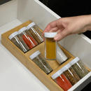 Organizador para Temperos Keep de Bambu 10 Peças