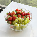 Bowl Cristal de Chumbo Martelado com Borda Dourada Taj 16,5cm