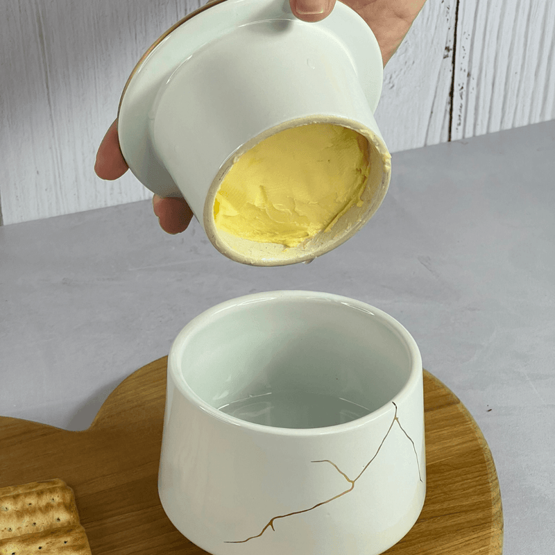 Manteigueira Francesa Brisa Branco 250g